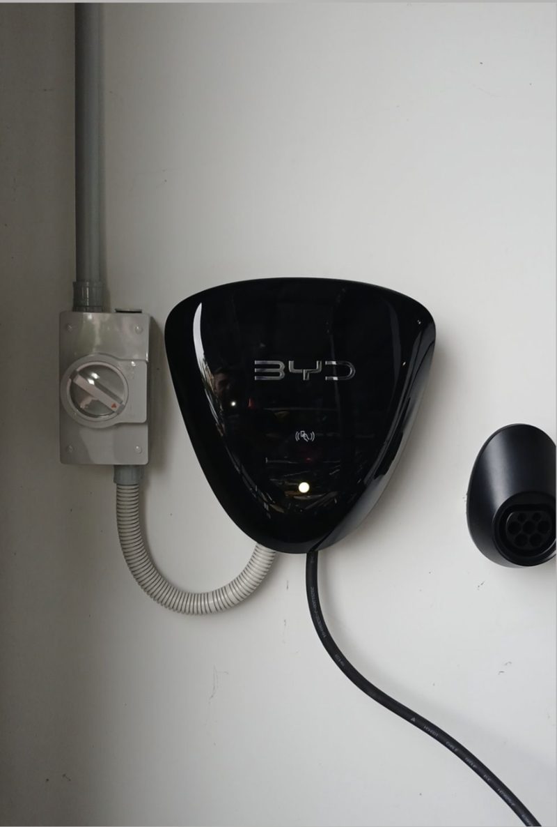 BYD 22kW wall charger installed in Wheelers Hill